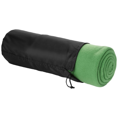 Plaid polaire 200g publicitaire 150x120 cm Huggy Vert 